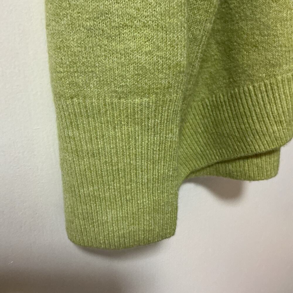 NWT Vince Camuto Green Knit Crew Neck Pullover Sweater Long Sleeve Large 3760 - Picture 2 of 10